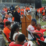 Mayor Stephanie Miner, Syracuse, Skiddy Park
