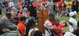 Mayor Stephanie Miner, Syracuse, Skiddy Park